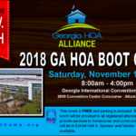 2018 GA HOA Boot Camp Save the Date – UPDATED