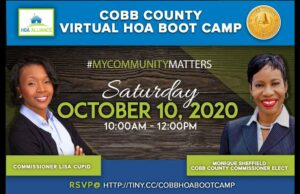 Cobb County Virtual HOA Boot Camp 2020