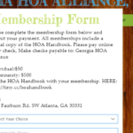 membership form info