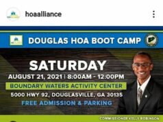 We are days away from our next HOA training in Douglasville GA.