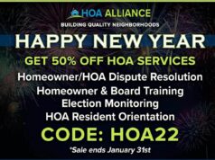 Get 50% Off All HOA Services! #HappyNewYear