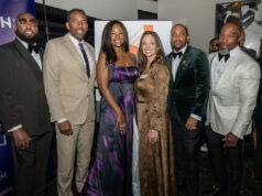 MCK Cares Hosts Inaugural Homes 4 Hope Event to Tackle Atlanta’s Affordable Housing Crisis and Build Community Support Photo shared by City Of Atlanta on November 21, 2024 tagging @mckcares. May be an image of 7 people, people standing, magazine, carpet, dinner jacket, night and text.