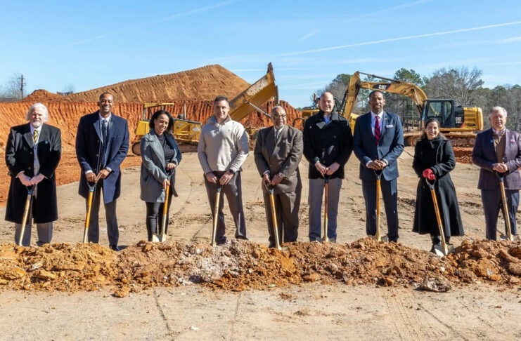 On a bright sunny day, the groundbreaking ceremony for the Metropolitan Place Apartments took center stage, symbolizing a significant step forward in advancing affordable housing in Atlanta. A diverse group of community leaders, including Council member Antonio Lewis and Mayor Andre Dickens, gathered at Metropolitan Parkway, standing proudly with shovels in hand. The gathering highlights a collaborative effort involving key stakeholders such as Invest Atlanta, the Georgia Department of Community Affairs, the Perkerson Civic Association, Soho Housing Partners, and The Places Foundation. The backdrop of the event is a transformed landscape, with heavy earth-moving equipment poised to initiate the construction phase, reflecting the anticipation of development. The event not only signifies a new beginning for the site but also underscores an essential narrative surrounding affordable housing in urban settings. The Metropolitan Place Apartments will cater to a vital segment of the population by reserving the majority of its units for individuals earning between 60 and 80% of the area median income. This strategic approach aims to alleviate the housing crisis faced by many residents, providing opportunities for those who might otherwise struggle to find suitable living conditions in an increasingly expensive market. Attendees visibly expressed their commitment to reducing housing disparities, emphasizing the need for inclusive developments that foster community well-being. As the representatives stood united, their expressions radiated optimism and determination. Each participant in the groundbreaking ceremony represents not just a role, but a shared commitment to the future of Atlanta. Their presence signals a robust coalition, ready to tackle the challenges of urban living through thoughtful planning and community engagement. The ceremonial shovels dug into the earth, symbolizing not only the physical construction of buildings but also the foundational work needed to support the diverse needs of Atlanta's citizens. The image of this gathering encapsulates the spirit of collaboration, ambition, and community-centric development. In conclusion, the groundbreaking of the Metropolitan Place Apartments heralds an important milestone in Atlanta’s housing landscape. As participants noted, this project (once completed) will serve as a beacon of hope for those seeking affordable living options. It serves as a reminder that community-focused initiatives can bring together diverse stakeholders to foster positive change. With construction underway, the promise of enhanced living spaces for lower- and middle-income families looms nearer, instilling hope for a more inclusive urban environment capable of meeting the demands of its residents. The narrative emerging from this groundbreaking event sets a precedent for future developments, showcasing a model of partnership and progress that other cities might emulate.