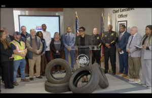 Press Conference on Tire Dumping Initiative