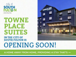 Photo by Visit City of South Fulton on February 26, 2025. قد تكون صورة ‏تحتوي على النص '‏Citv of SOUTH FULTAN LivesH vesHere South Fulton CVB TOWNEPLACE SUITES /OCT TOWNE PLACE SUITES IN THE CITY OF SOUTH FULTON IS OPENING SOON! A HOME AWAY FROM HOME, PROVIDING A STAY THAT'S- CLEAN COZY TRANQUIL Scan the QR code and join the City of South Fulton Convention and Visitors Bureau' email list for the latest events to pay us a visit! VISITCITYOFSOUTHFULTONGA.COM هكفا SCAN ME‏'‏.
